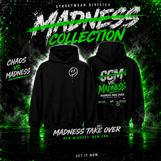 CCM vs. MADNESS - Oversized Hoodie Grün