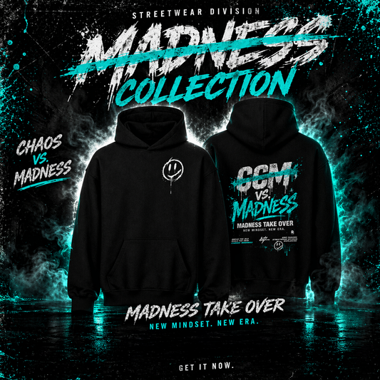 CCM vs. MADNESS - Oversized Hoodie Türkis