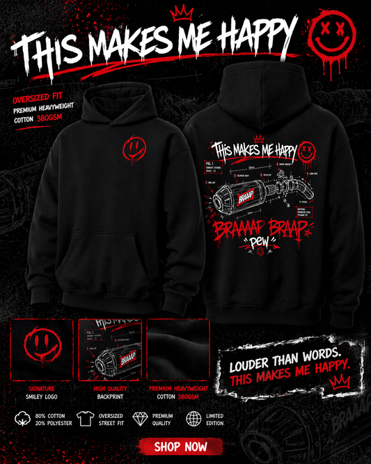 Braaaap Braap - Oversized Hoodie